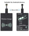 Wireless charging receiver for phone